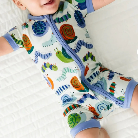 Little Sleepies Inchin’ Along Shorty Zippy - Picture 3 of 3